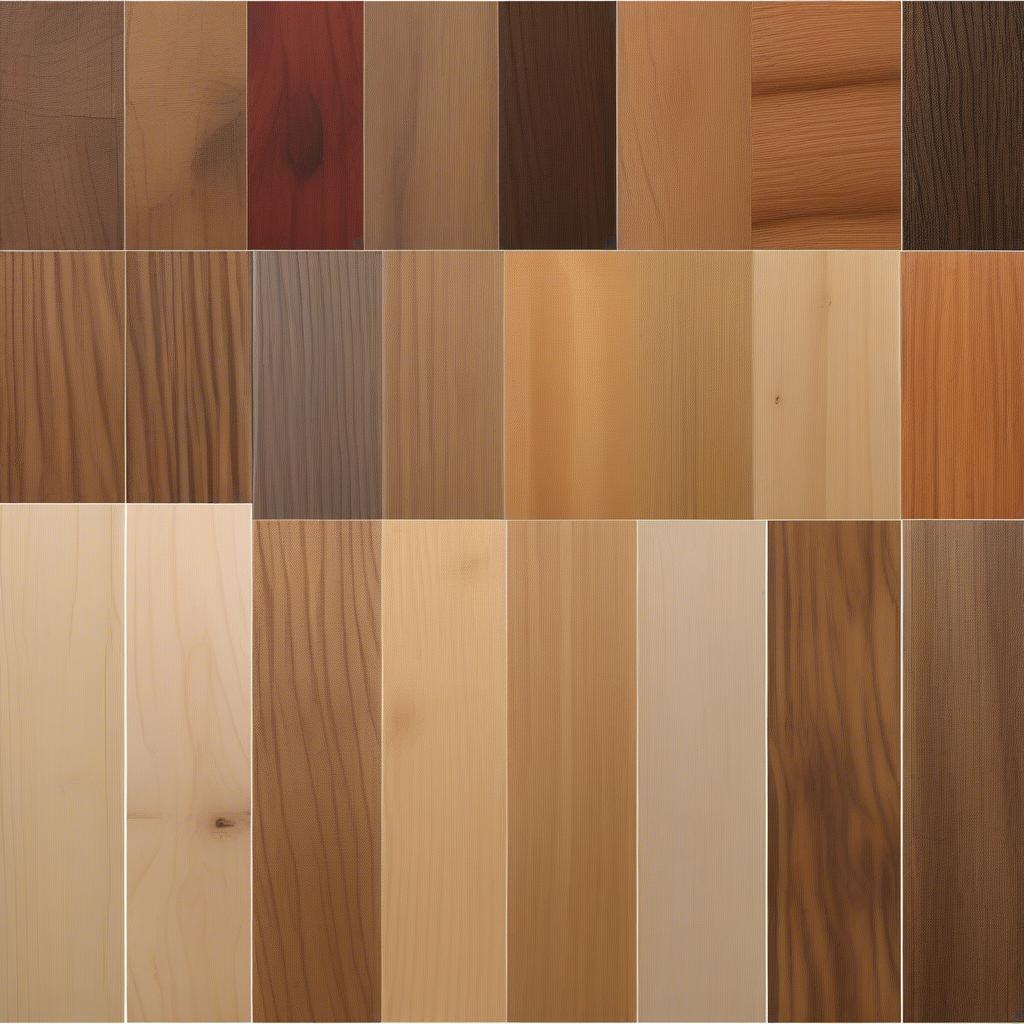 Variety of Wood Types for Handmade Frames