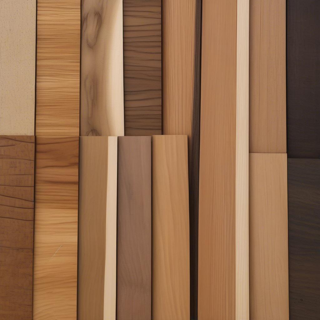 Variety of Wood Types for Picture Frames