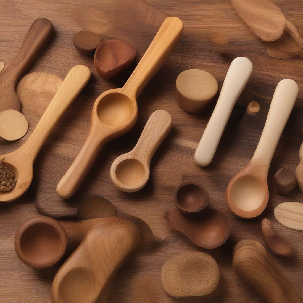 Different Wood Types for Measuring Spoons