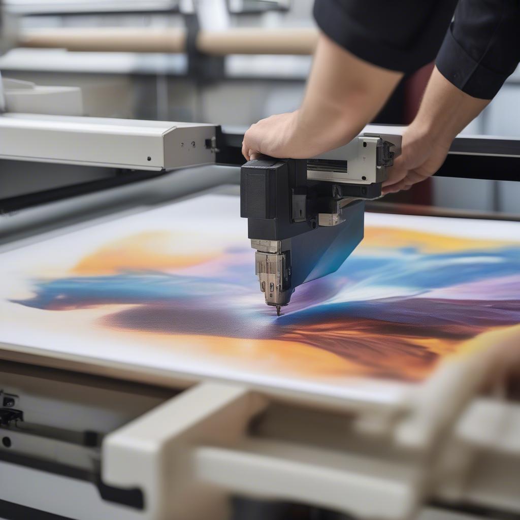 Digital Canvas Printing Process