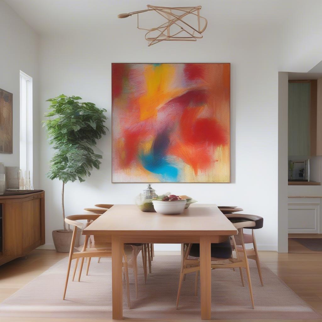 Dining Room Paintings Focal Point