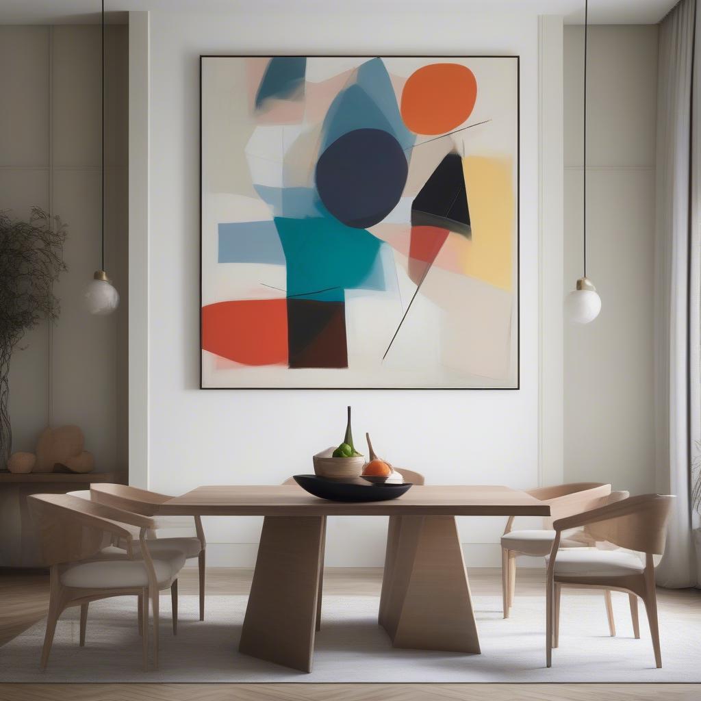 Modern Abstract Paintings for Dining Room