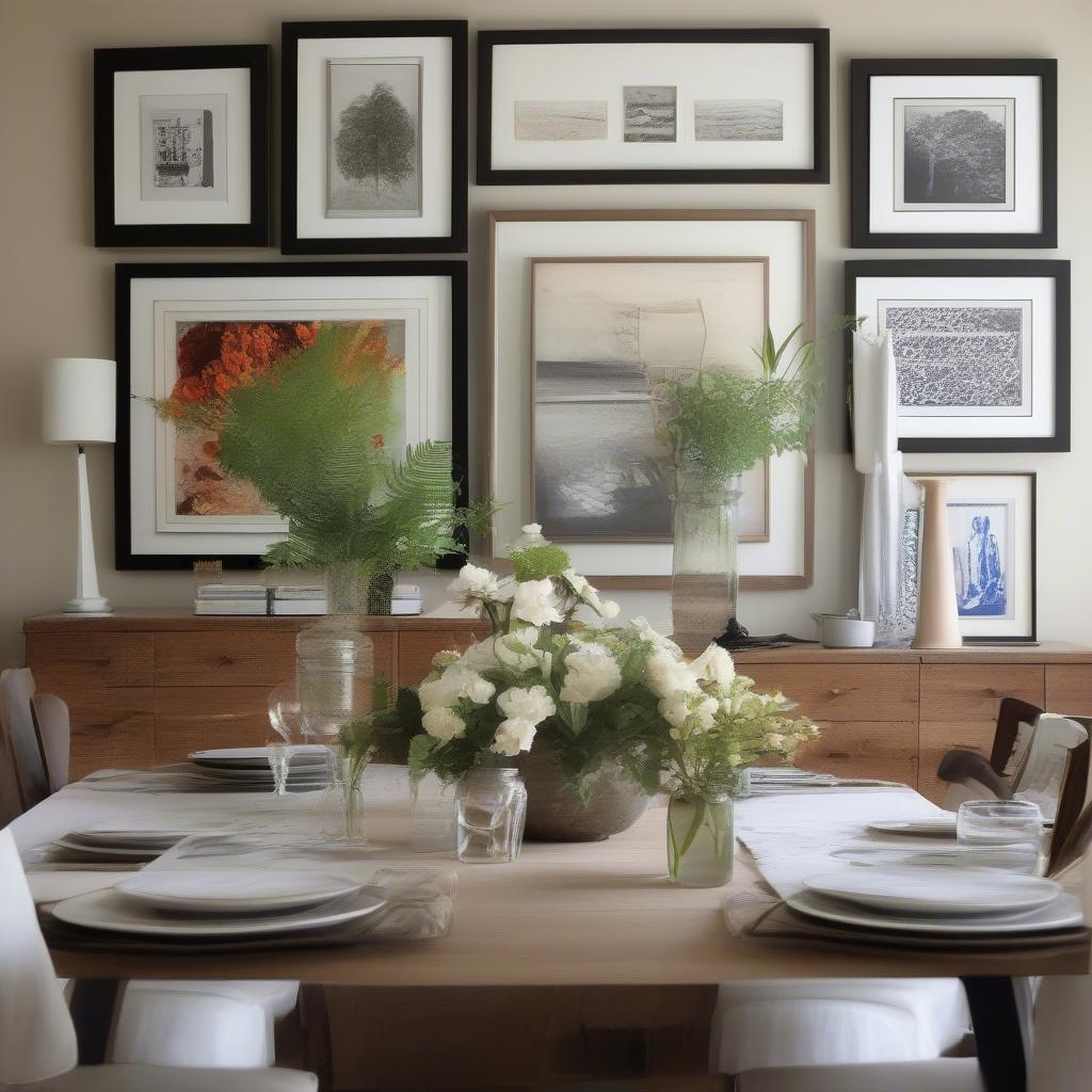 Dining Room Picture Arrangement Ideas