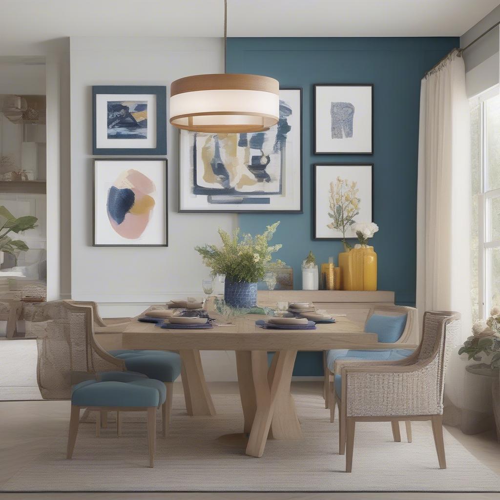 Dining Room Wall Art Color Palette Inspiration