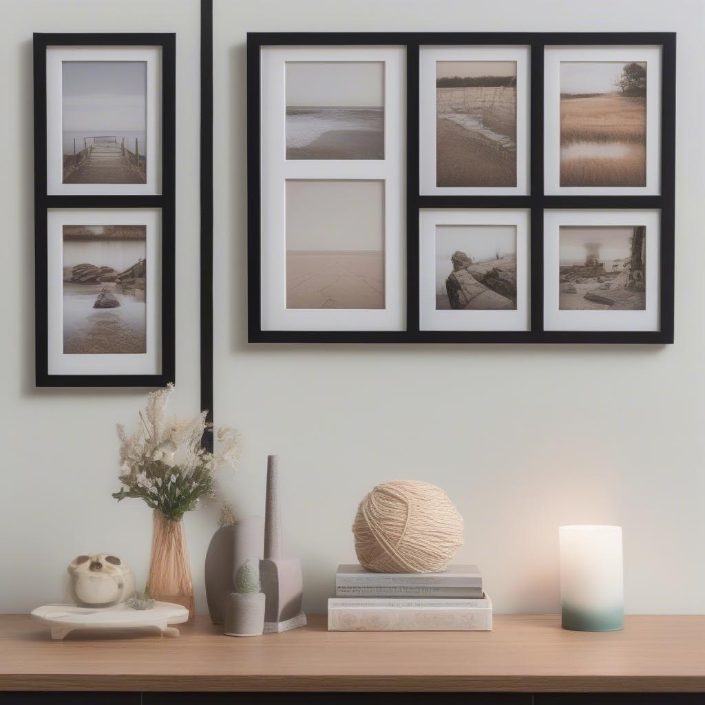 Displaying 11x14 Framed Pictures in Various Settings