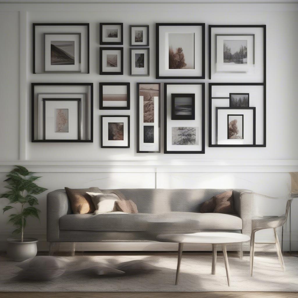 Different Ways to Display 20x20 Picture Frames