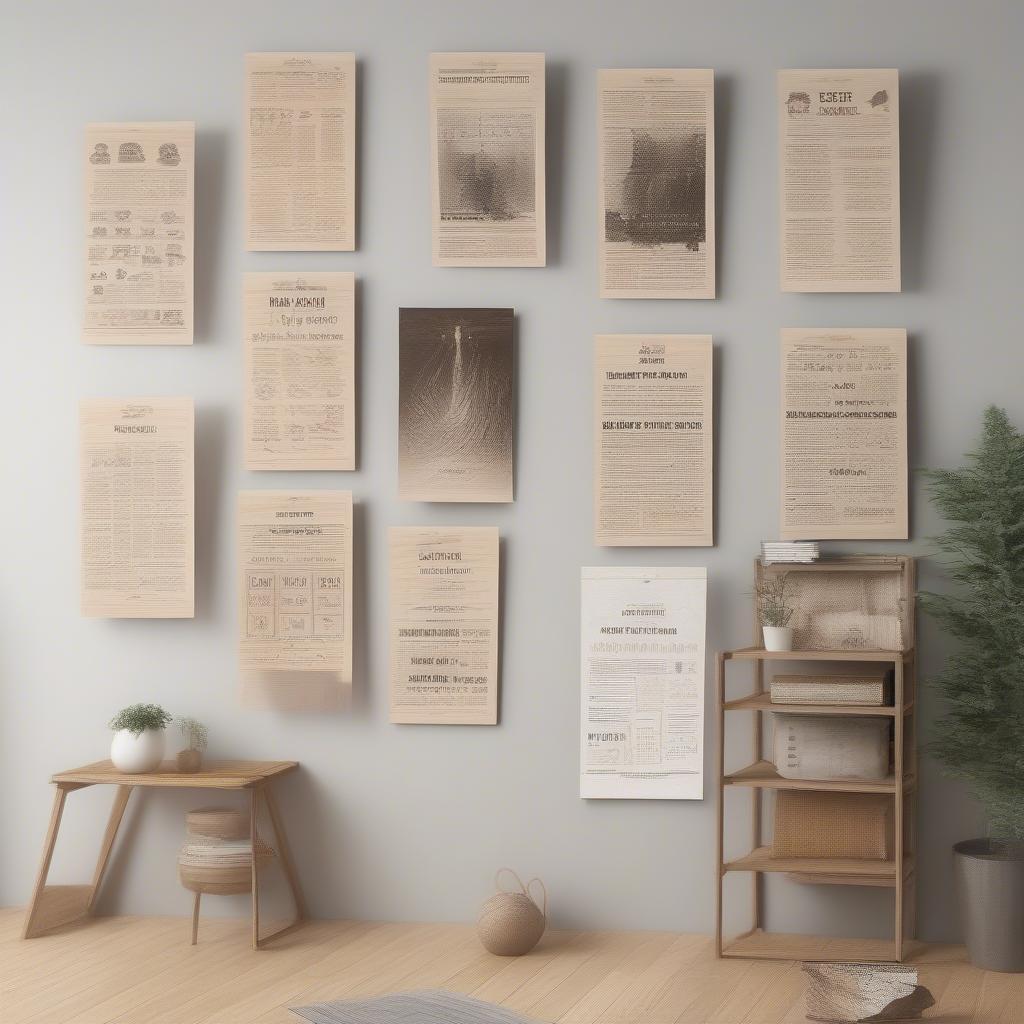 Creative Ways to Display 24x36 Wood Posters