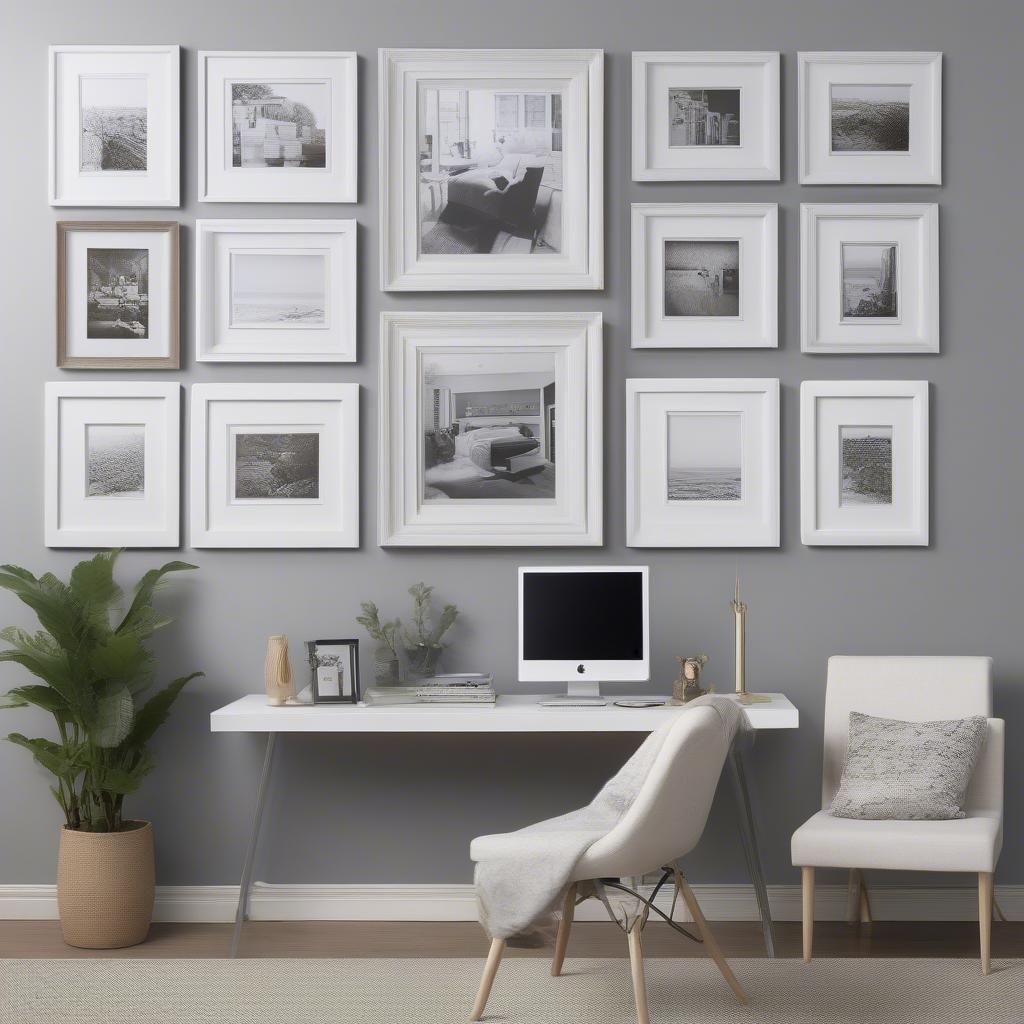 Examples of 8x10 White Framed Photos in Home Decor