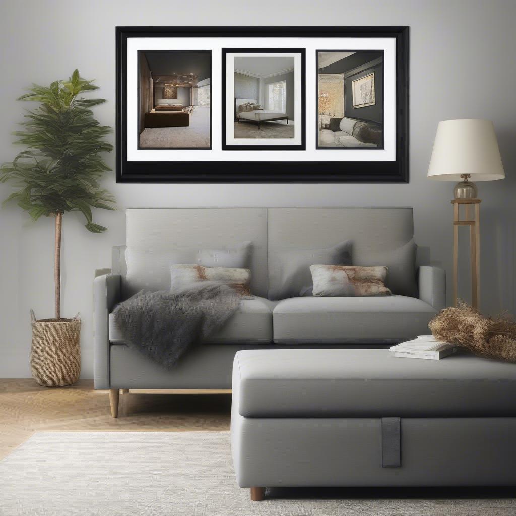 Displaying a 24x36 Print in Different Room Settings