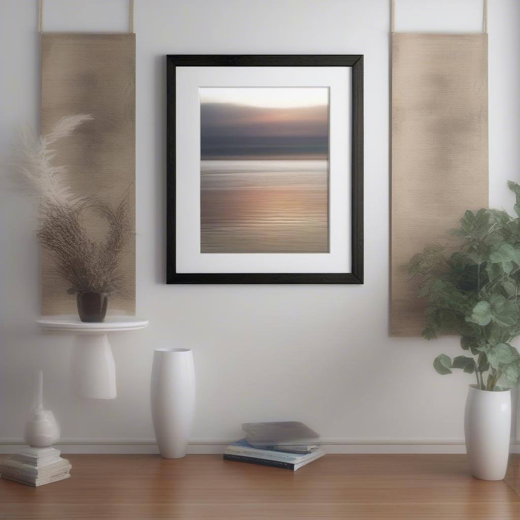 Displaying Artwork with an 11x14 Wood Frame