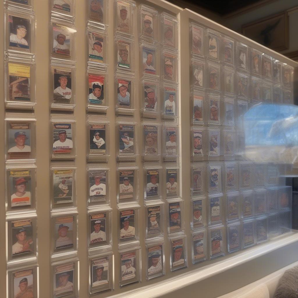 Displaying Baseball Cards in Acrylic Holders