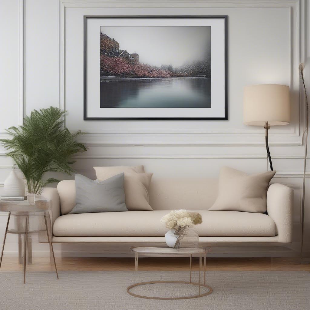 Displaying a Framed 18x24 Print