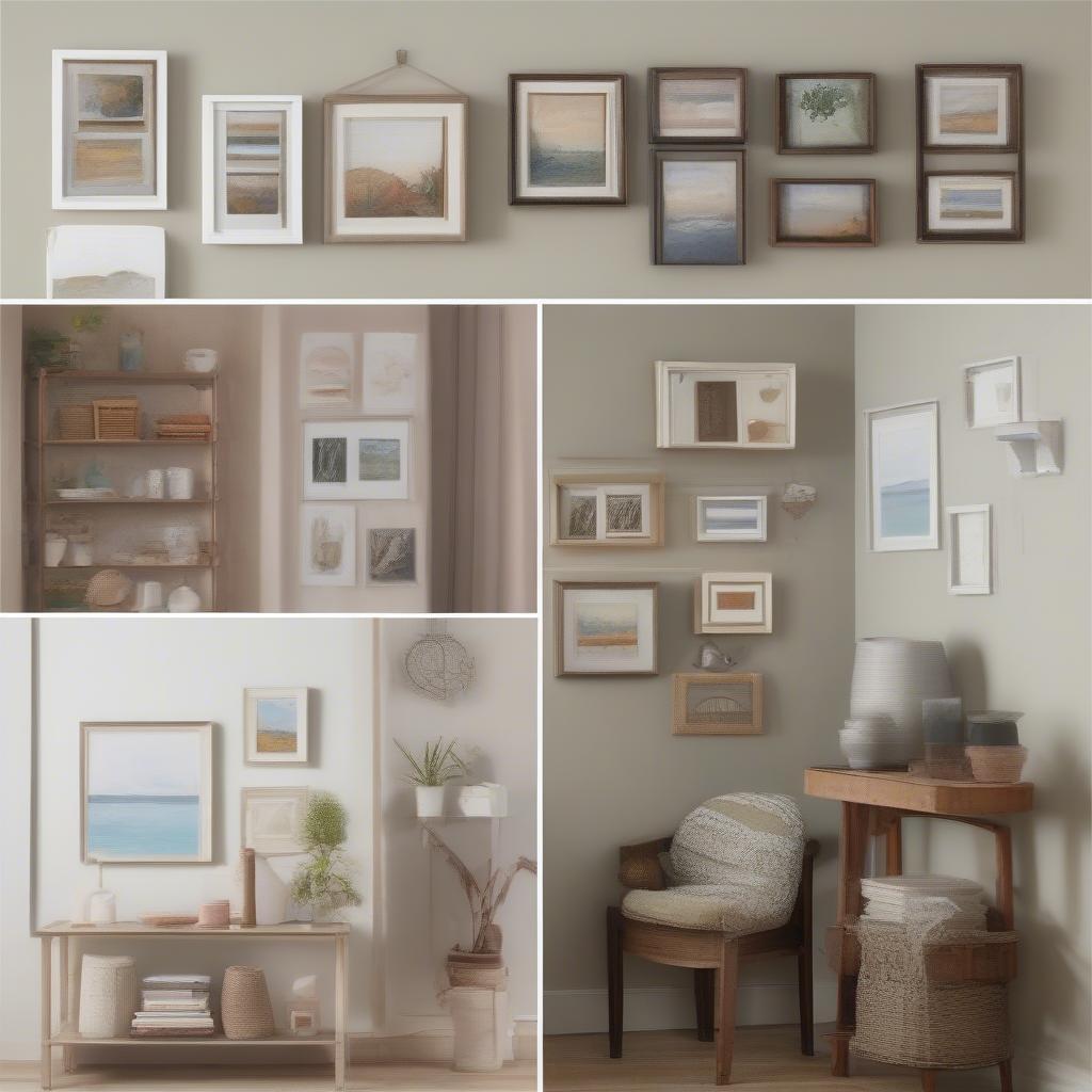 Displaying Small Paintings in Frames