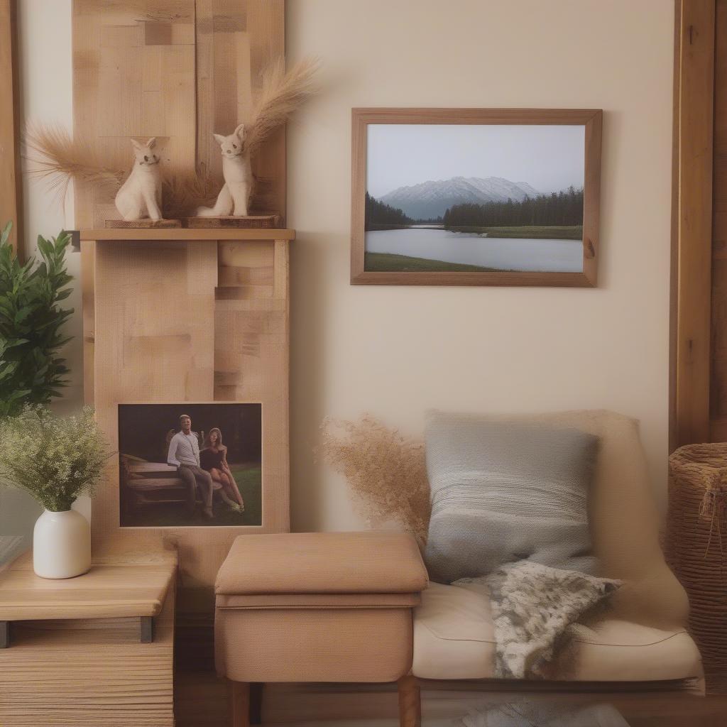 Ways to Display Personalized Photos on Wood