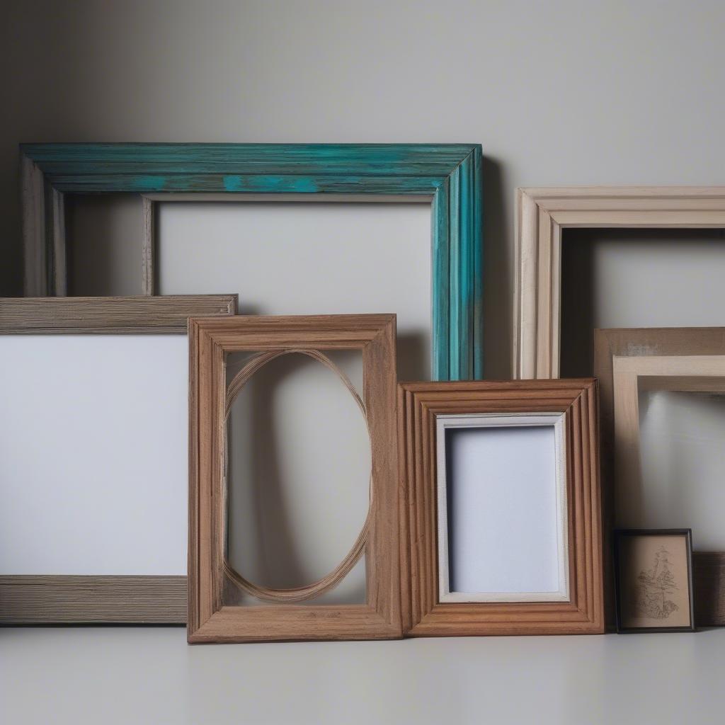 DIY 11x14 Picture Frames from Recycled Materials