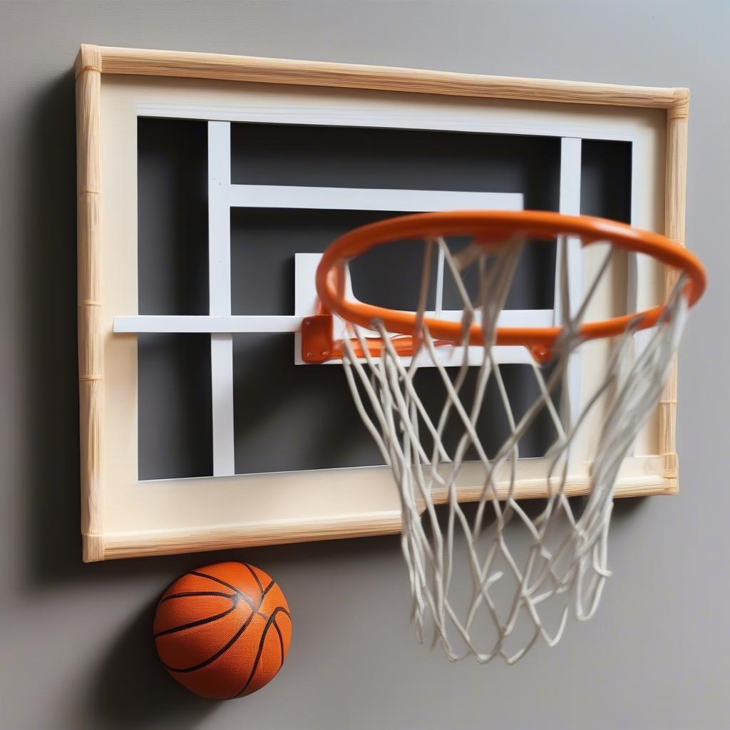 DIY Basketball Hoop Wall Decor