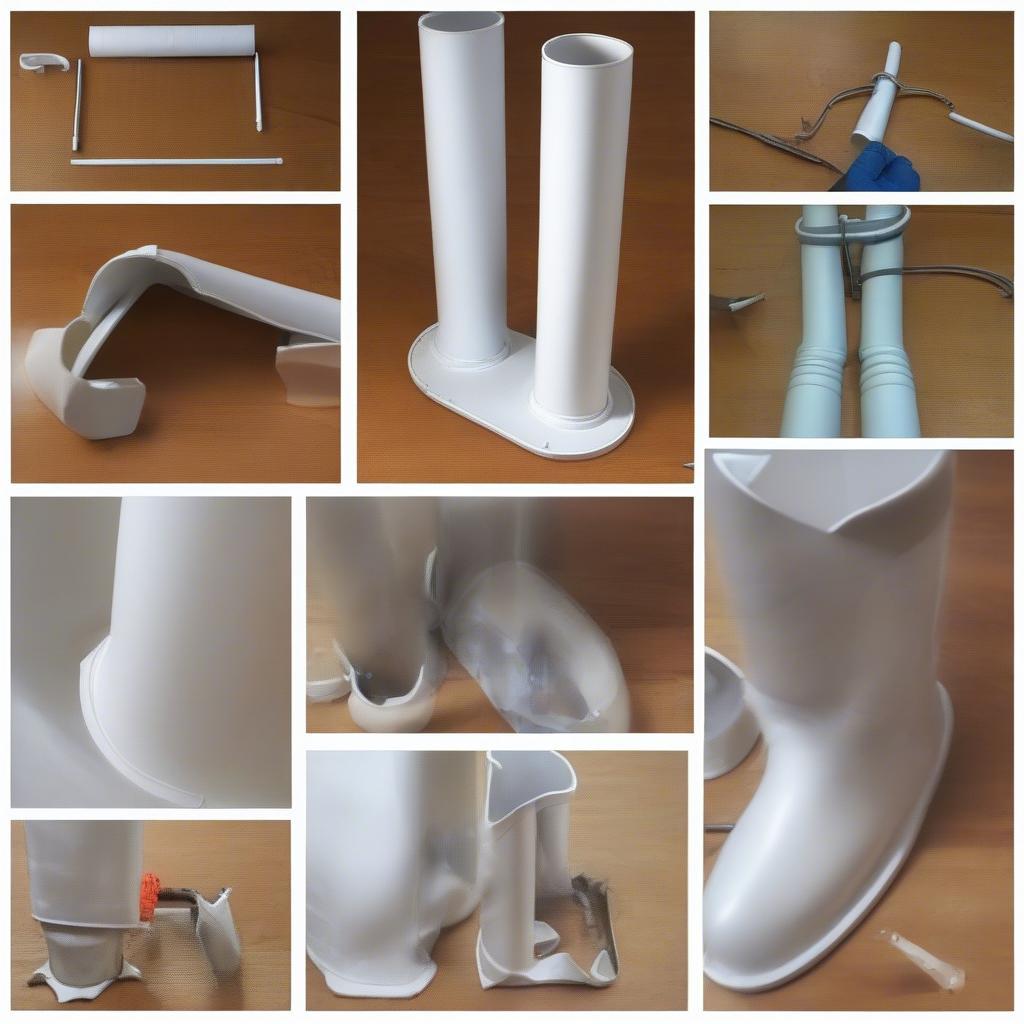 DIY Boot Holder Made from PVC Pipes