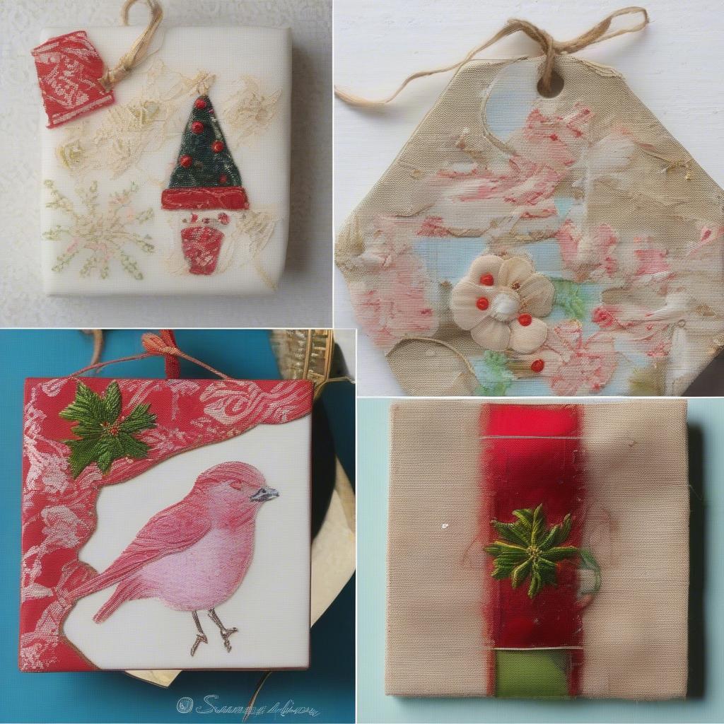 DIY Canvas Ornament Ideas