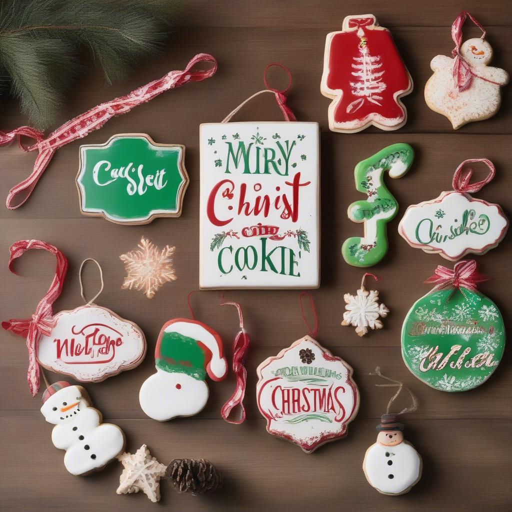 Creating DIY Christmas Cookie Signs