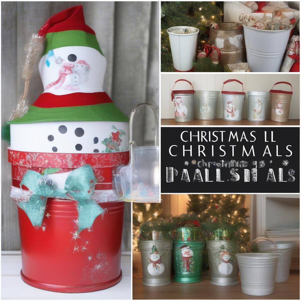 DIY Christmas Pail Crafts