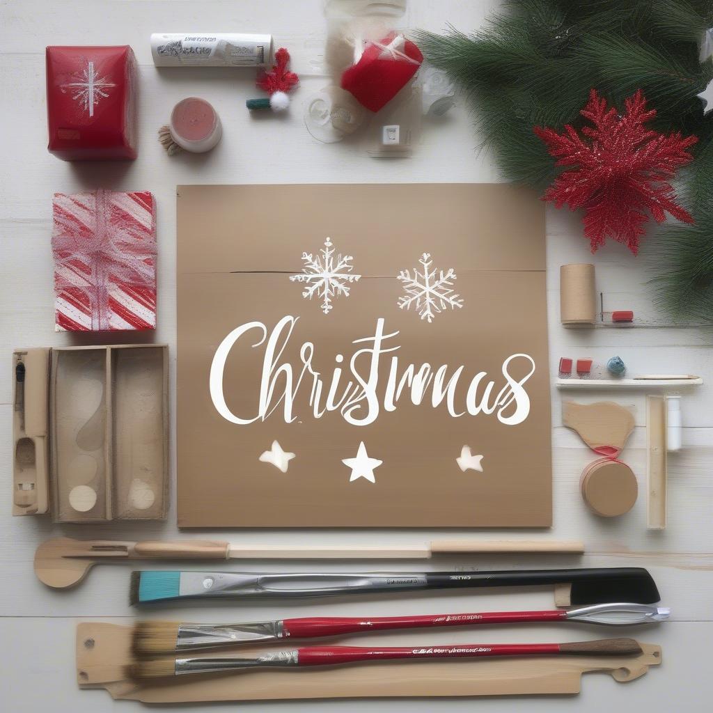 DIY Christmas Sign Project