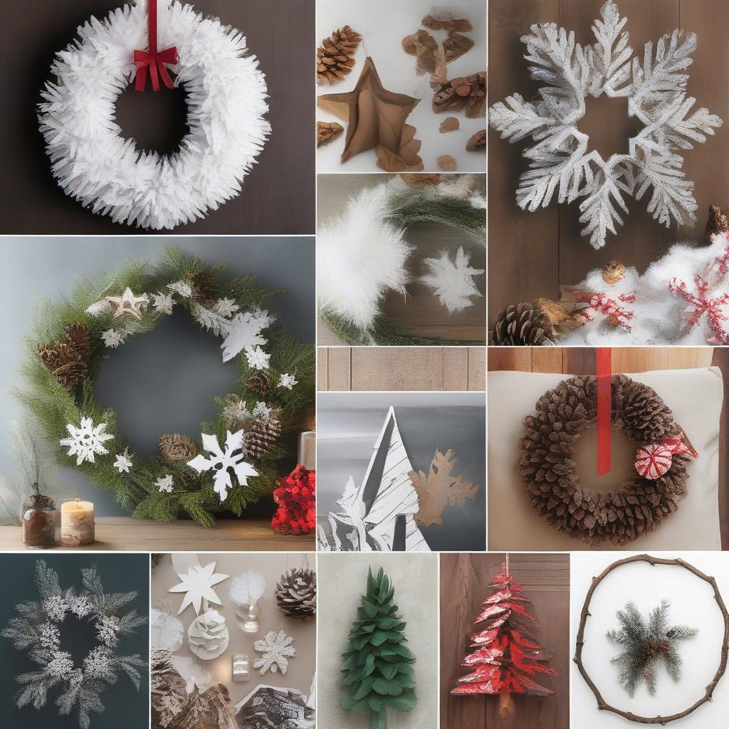 DIY Christmas Wall Art Projects: Create unique and personalized festive decorations for your home.