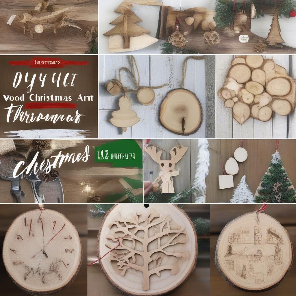 DIY Christmas Wood Art Projects