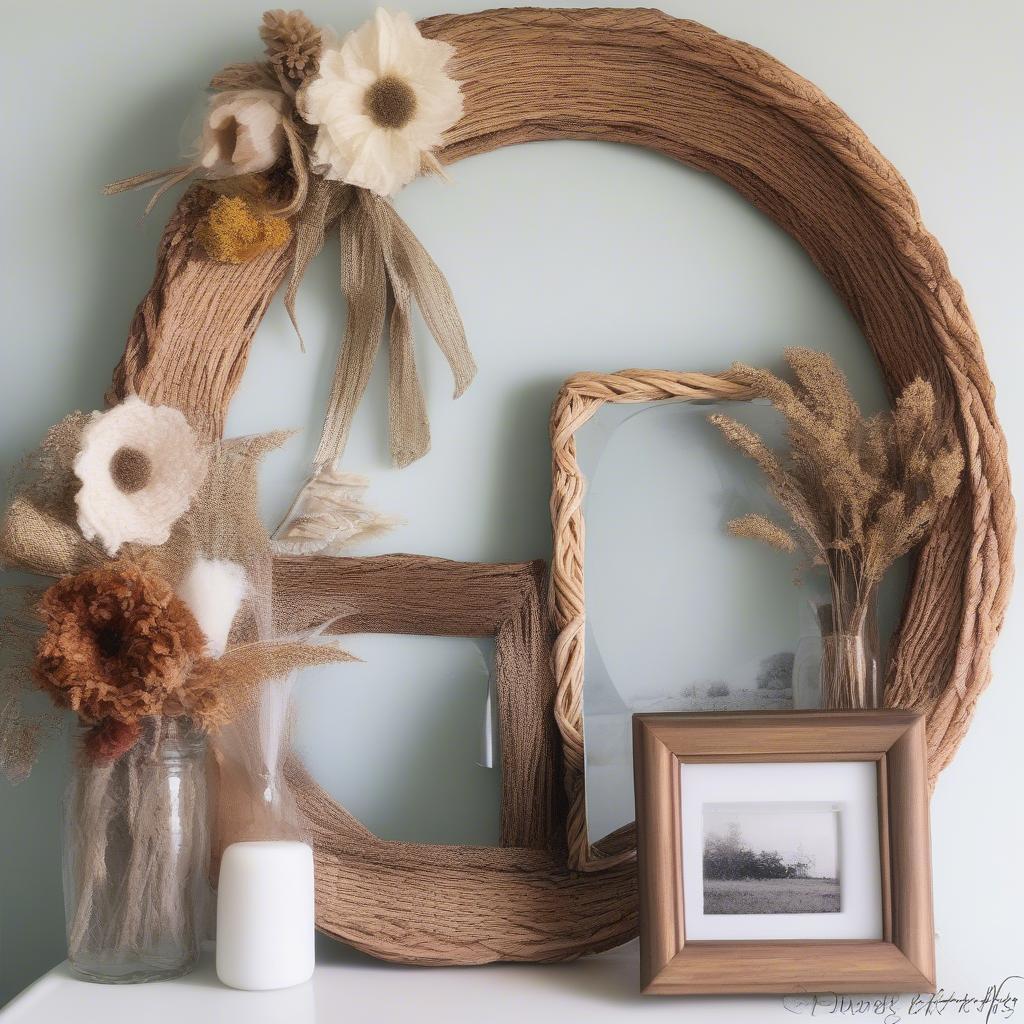 DIY Circle Collage Frame Ideas