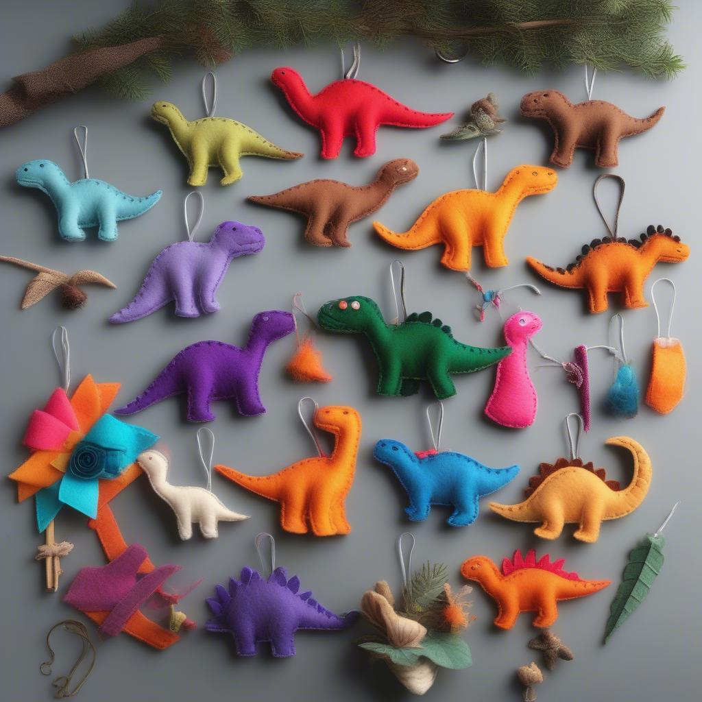 DIY Dinosaur Felt Ornaments: Crafting Guide