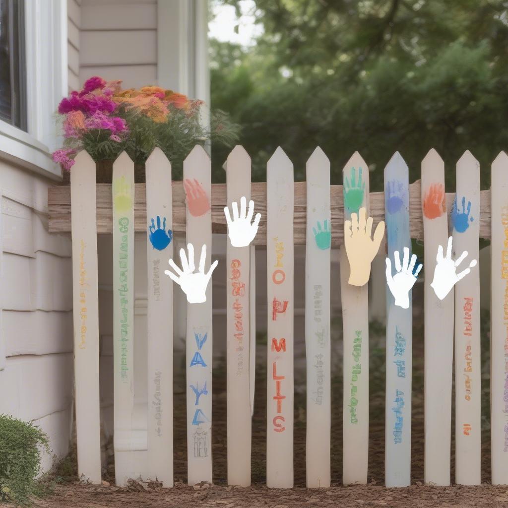 DIY Family Decorative Sign with Handprints