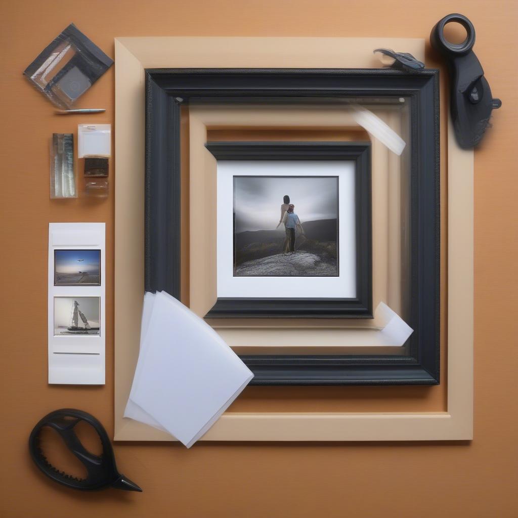 DIY Framing an 8x10 Photo in an 11x14 Frame