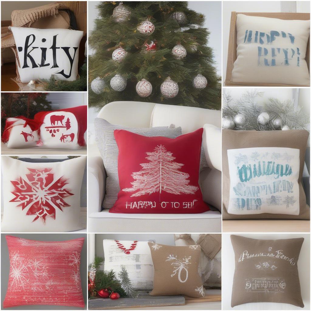 DIY Holiday Stencil Project Ideas