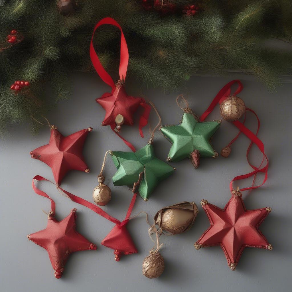 DIY Holly Berry Ornaments