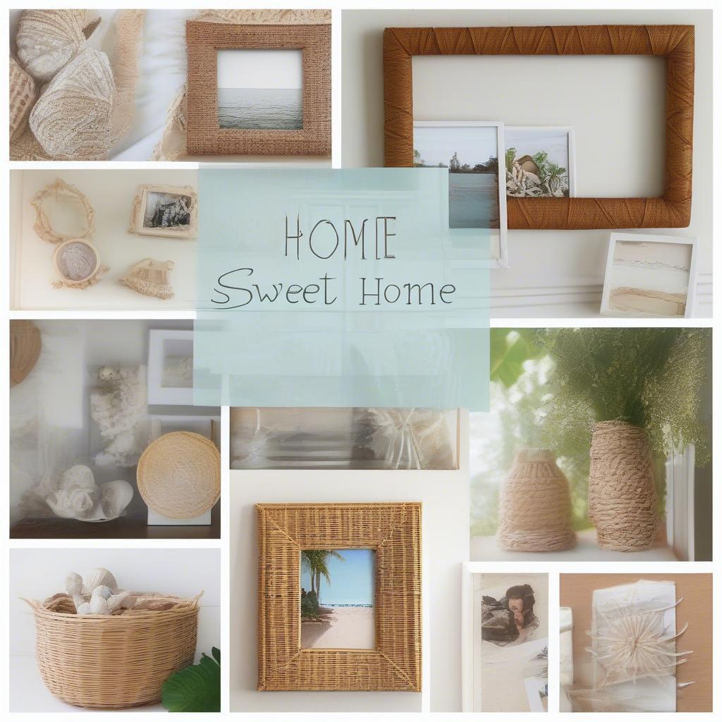 DIY Home Sweet Home Photo Frame Ideas