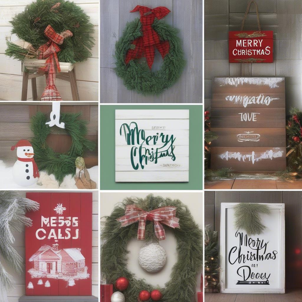 DIY Merry Christmas Sign Ideas