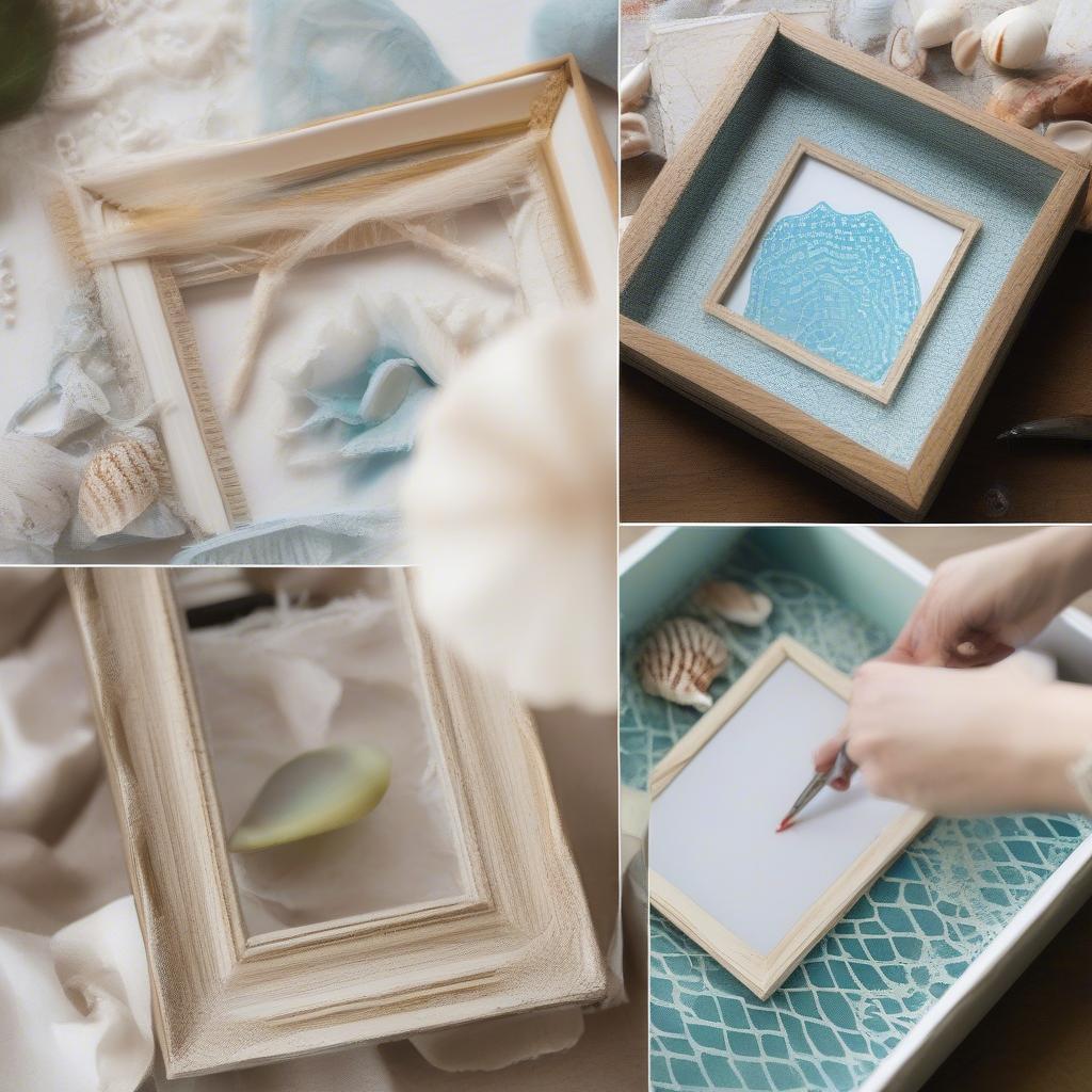 DIY Paper Store Picture Frame Decorating