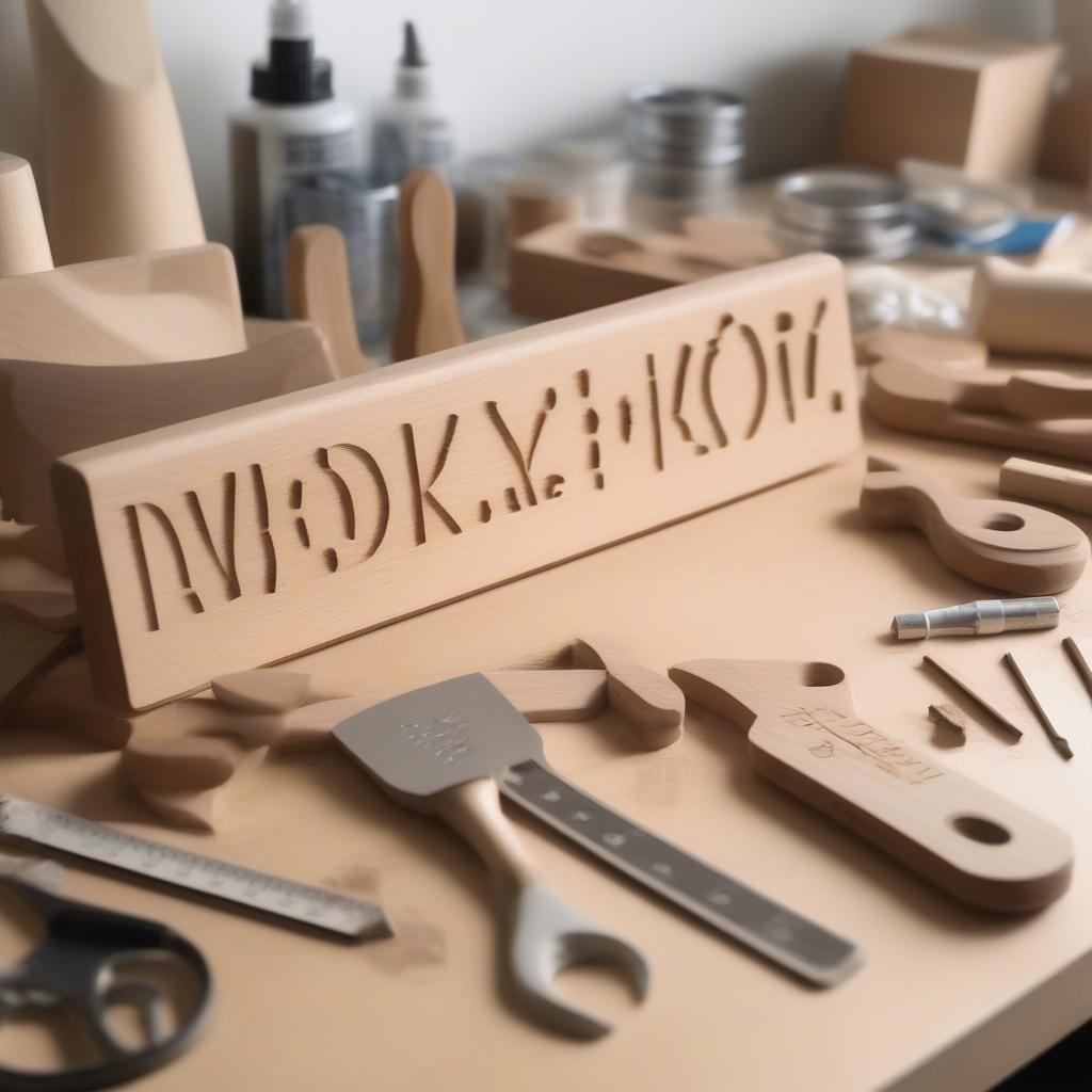 DIY Personalized Wooden Home Sign