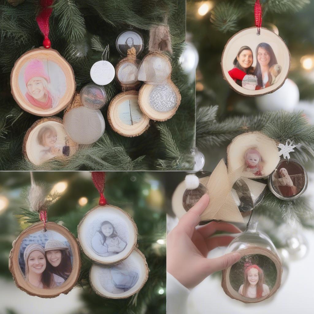 DIY Photo Ornament Ideas