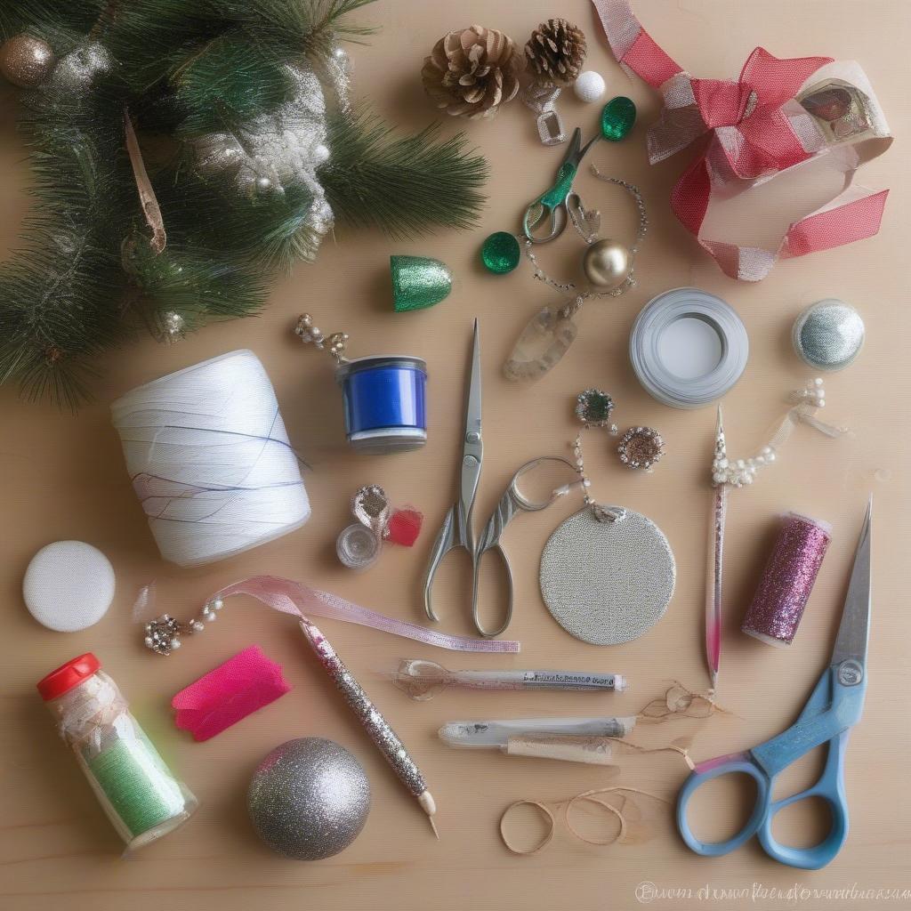 DIY Photo Ornaments Using Decoupage Technique