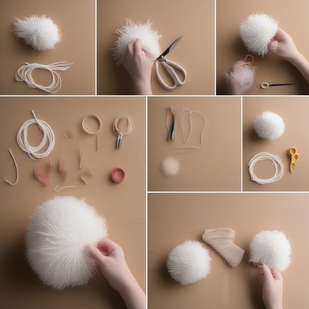 DIY Pom Pom Making Process