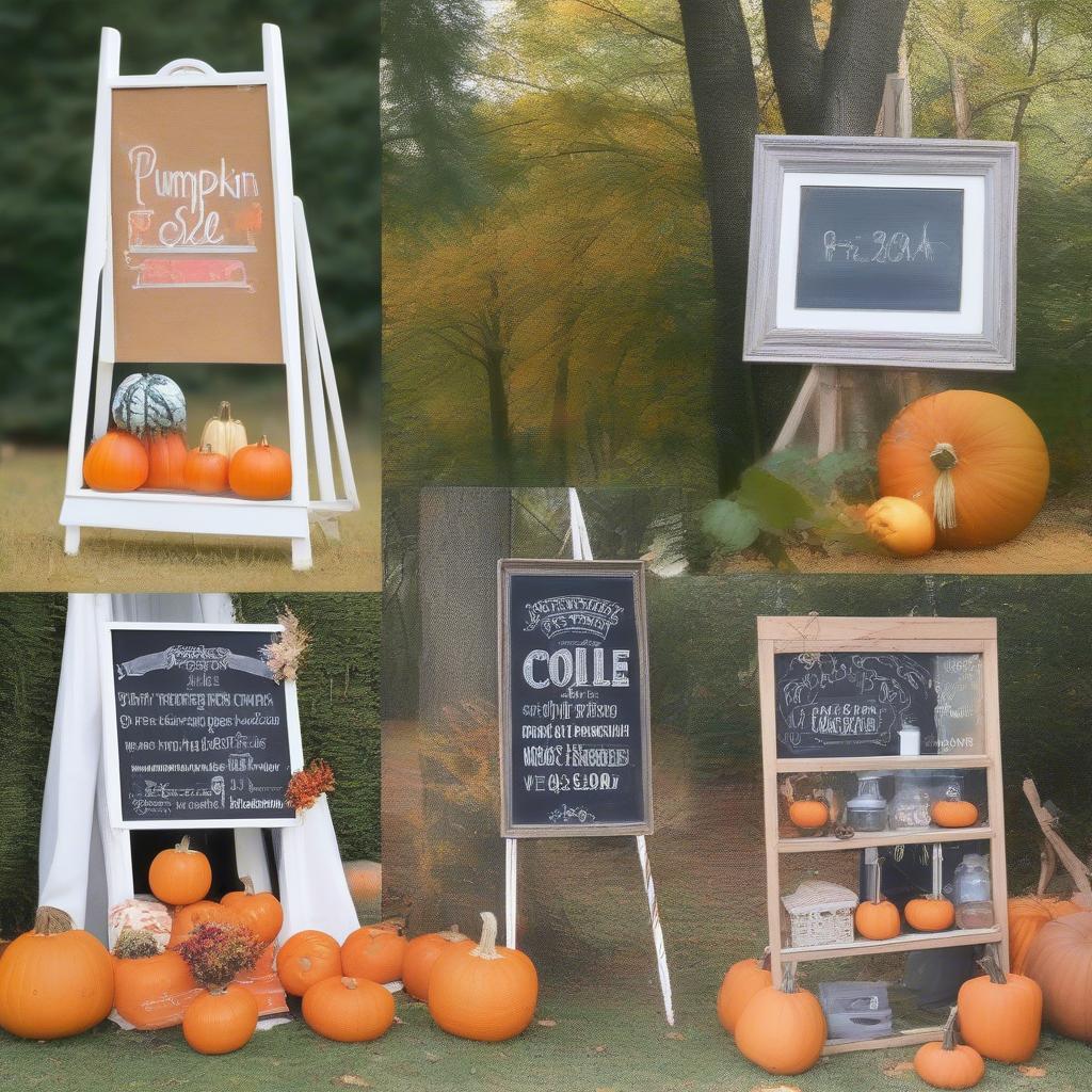 DIY Pumpkin Sale Sign Ideas