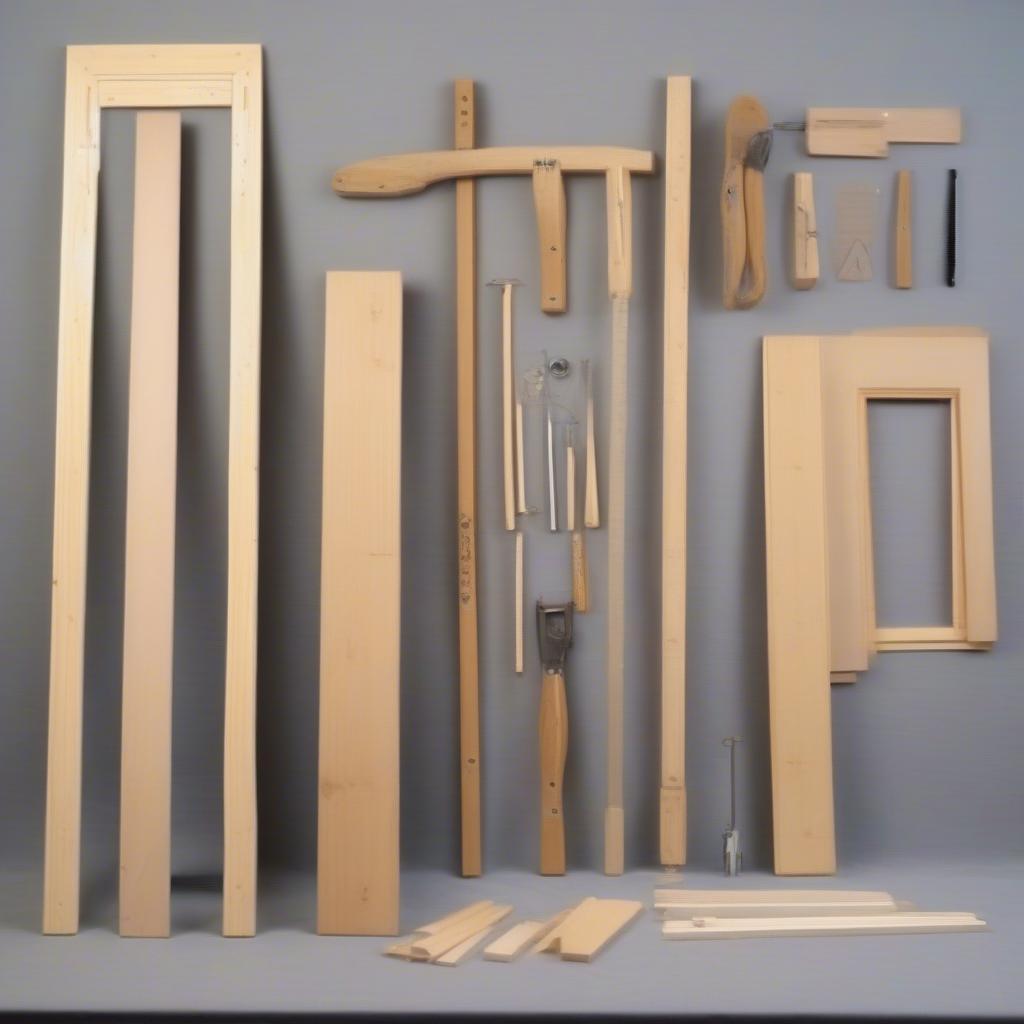 DIY Skinny Wood Frame Process