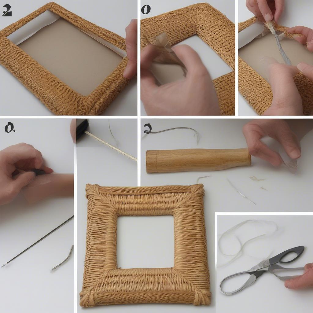 Creating a Wicker Picture Frame