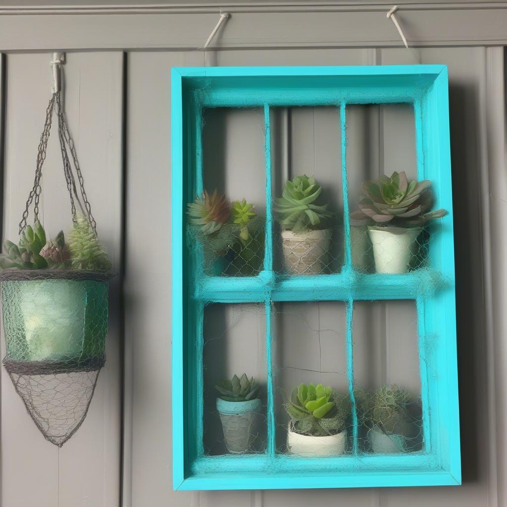 DIY Window Frame Wall Decor Projects