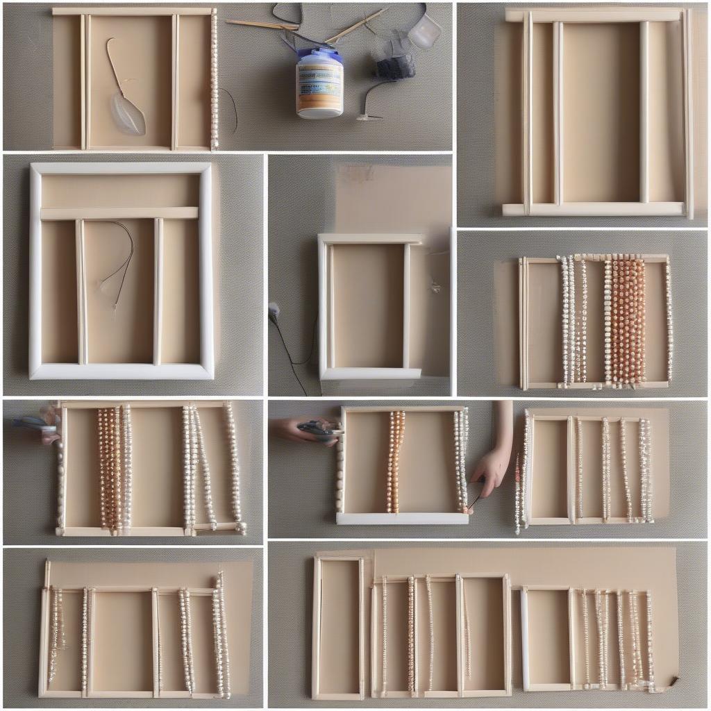 Step-by-Step Tutorial on Creating a DIY Wood Bead Picture Frame