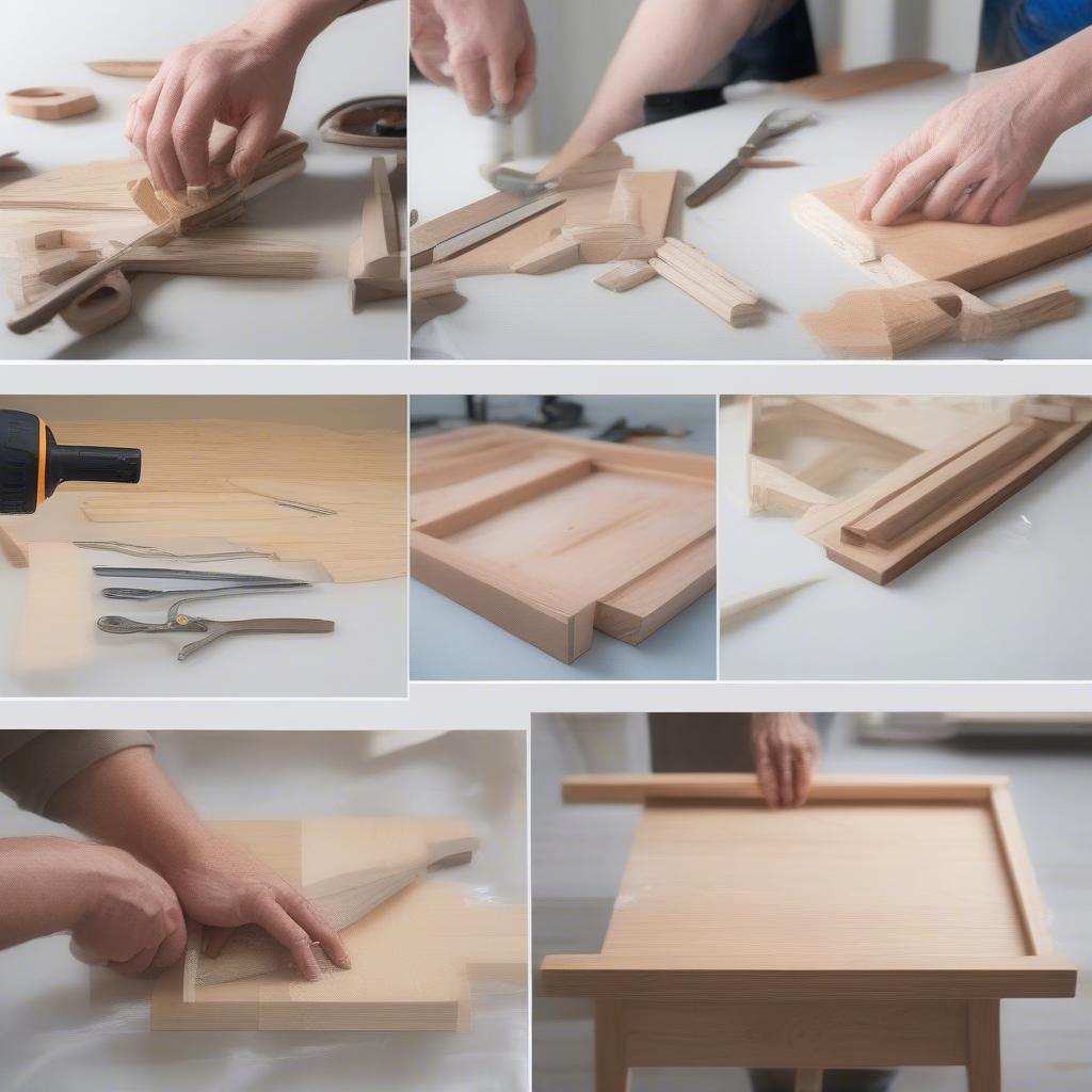 DIY Wood Frame Creation Process