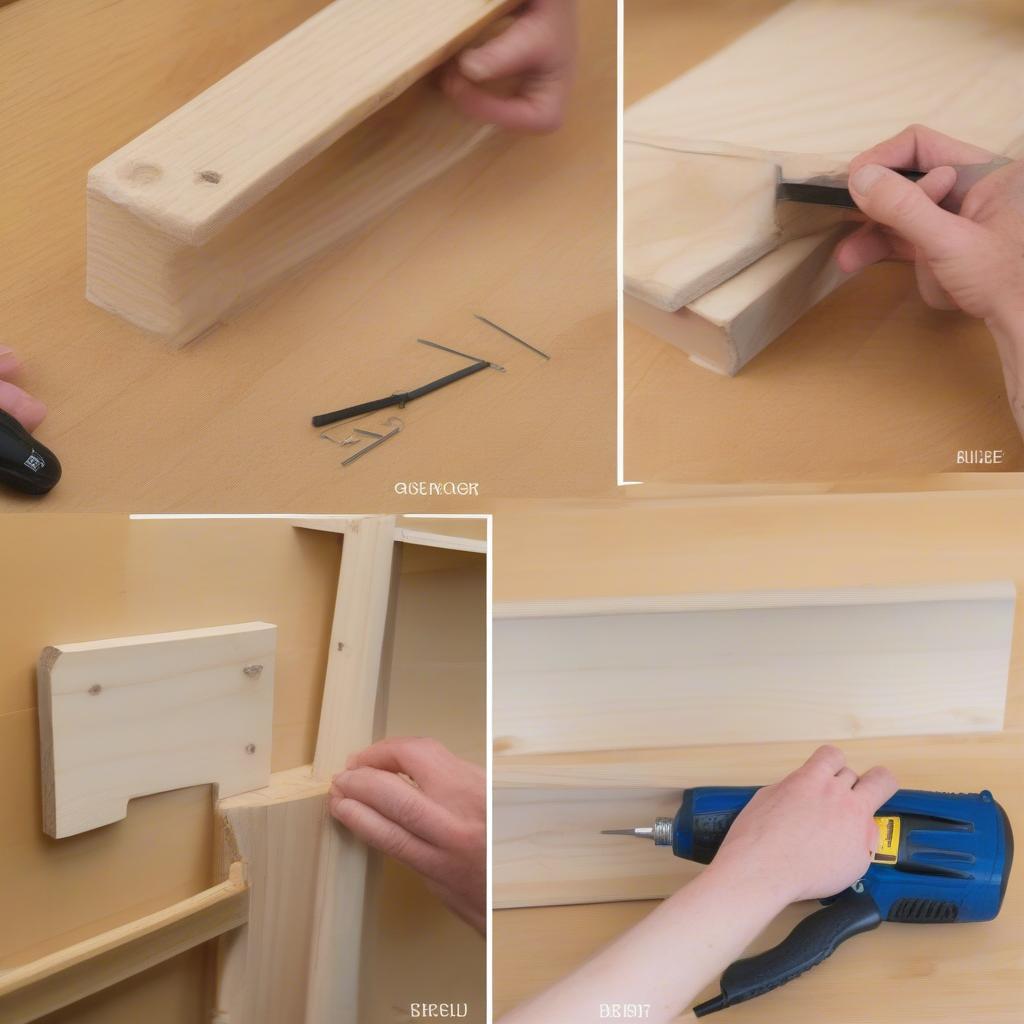 Step-by-step guide to creating a simple DIY wooden shelf