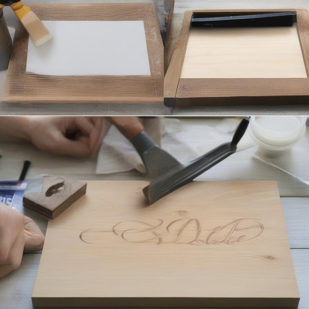 DIY Wooden Sign Making Process