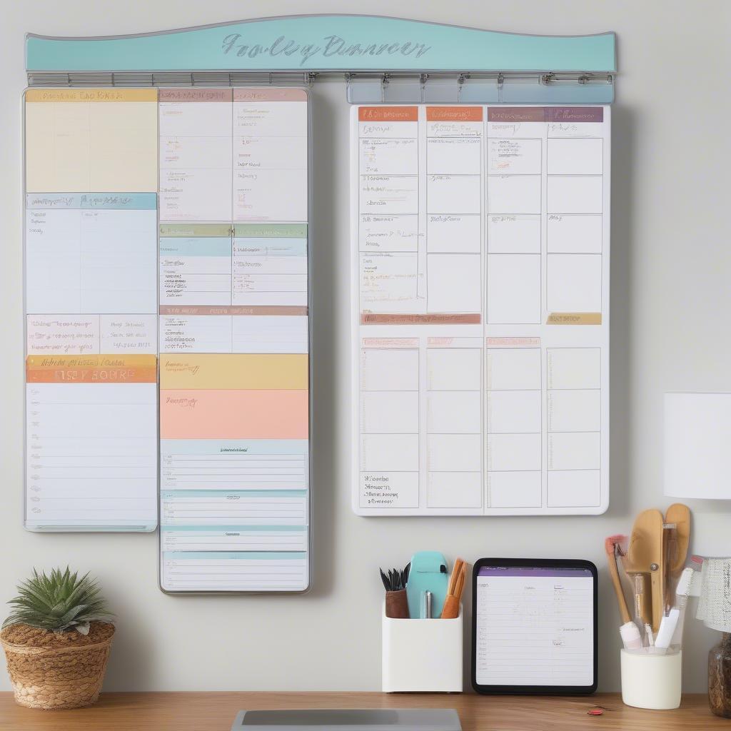 Different Types of Dry Erase Weekly Planners