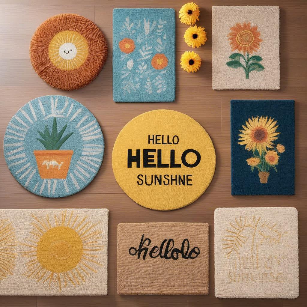 Durable Hello Sunshine Doormat Options